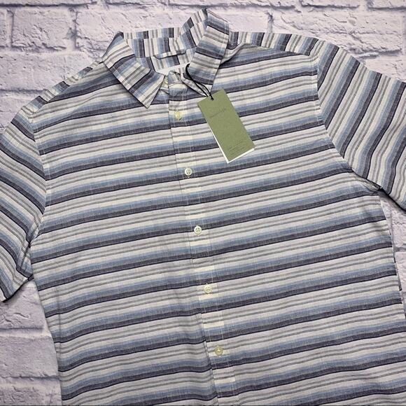 NEW Goodfellow & Co. Men’s Linen Blend Button Down - Picture 2 of 6